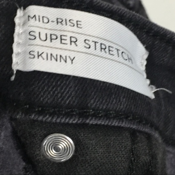 Lane Bryant Super Stretch Skinny Jeans 24 Black - Picture 4 of 6